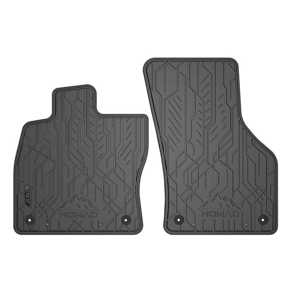 Tapis en caoutchouc avant Seat Leon III 5F, fabrication 11.2012 - 02.2020, carrosserie berline (2 pcs.) | ND0397