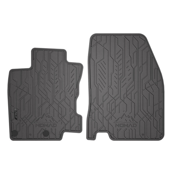 Tapis en caoutchouc avant Nissan Qashqai II, fabrication 02.2014 - 05.2021, carrosserie suv (2 pcs.) | ND0457