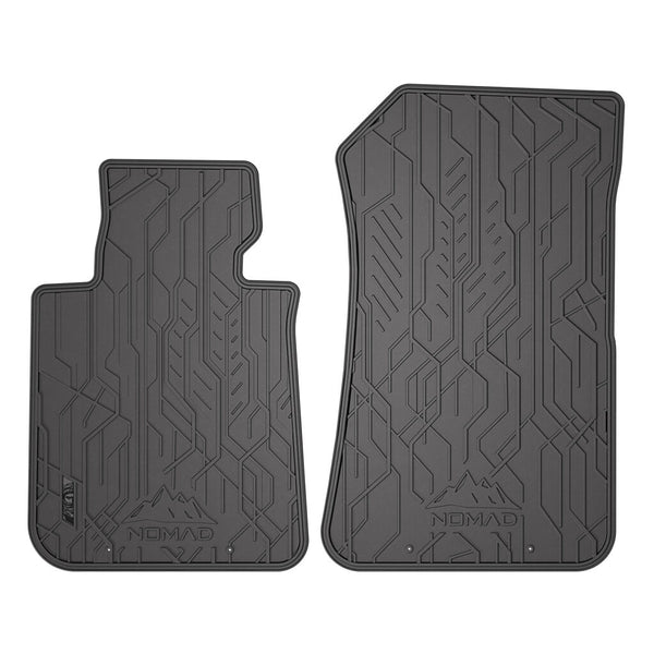 Tapis en caoutchouc avant BMW Série 1 E87, fabrication 09.2004 - 2011, carrosserie berline (2 pcs.) | ND0662