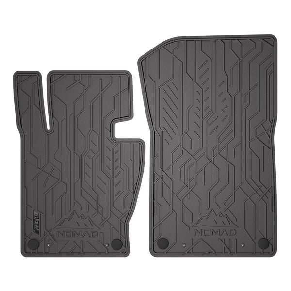 Tapis en caoutchouc avant BMW X3 E83, fabrication 01.2004 - 10.2010, carrosserie suv (2 pcs.) | ND0667
