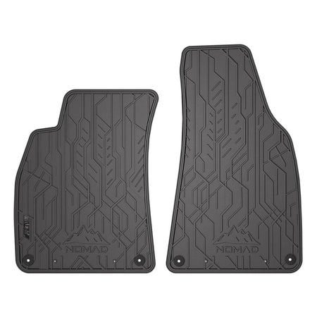 Tapis en caoutchouc avant Seat Exeo, fabrication 2009 - 2013, carrosserie break (2 pcs.) | ND0729