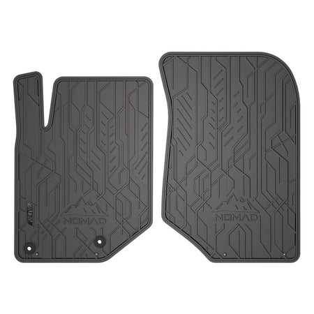 Tapis en caoutchouc avant Opel Corsa F, fabrication 06.2019 - présent, carrosserie berline (2 pcs.) | ND410633
