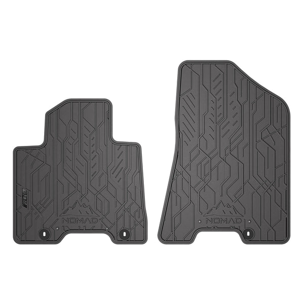 Tapis en caoutchouc avant Kia Sportage IV (QL), fabrication 2016 - 2019, carrosserie suv (2 pcs.) | ND546610