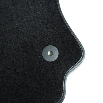 Tapis en moquette de voiture (noir) Audi A5 I, fabrication 2009 - 09.2016, carrosserie sportback, système de fixation rond | 1003554BLACK