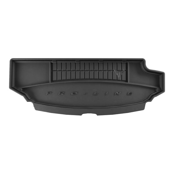 Tapis de coffre Skoda Kodiaq, carrosserie suv, fabrication 03.2017 - présent, 7 places, troisième rangée levée, avec cavités latérales | TM402737
