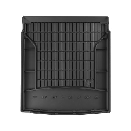 Tapis de coffre Volkswagen Passat CC, carrosserie sedán, fabrication 2008 - 2011, sans compartiment optionnel dans le coffre, avec cavités latérales | TM403864