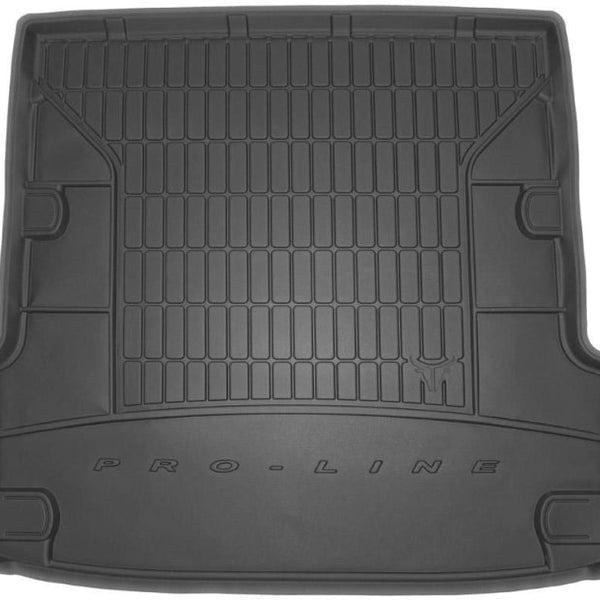 Tapis de coffre Mercedes Classe E W211 Long, carrosserie break, fabrication 2002 - 2009, sans compartiment optionnel dans le coffre, avec cavités latérales | TM404915