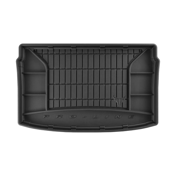 Tapis de coffre Volkswagen Polo VI, carrosserie berline, fabrication 10.2017 - présent, coffre supérieur, plancher variable en la position la plus haute | TM413160