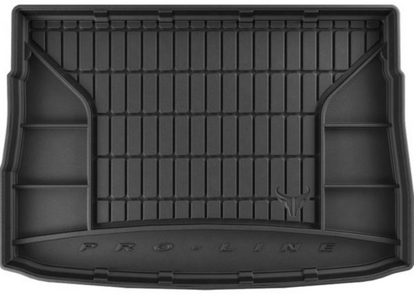 Tapis de coffre Volkswagen Golf 8, carrosserie berline, fabrication 12.2019 - présent, coffre supérieur, avec roue de secours taille | TM413658