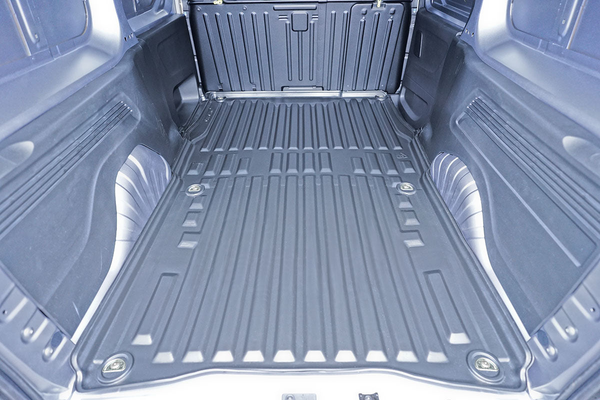Ensemble: tapis de voiture en caoutchouc geyer&hosaja + tapis de coffre  aristar pour Peugeot Partner II Van (2008-08.2018) - Guardliner - 5 places