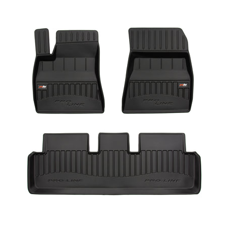 Tapis avec bords relevés Tesla Model 3, fabrication 07.2017 - 06.2020, carrosserie sedán | 3D408593