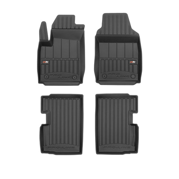 Tapis avec bords relevés Fiat 500, fabrication 09.2007 - présent, carrosserie berline #1 - 1