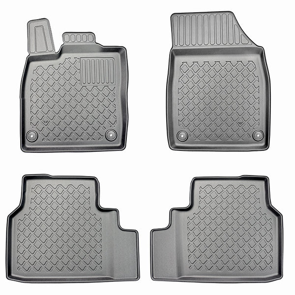 Tapis avec bords relevés Volkswagen ID.4, fabrication 12.2020 - présent, carrosserie suv #2 - 1