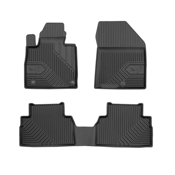 Tapis avec bords relevés Hyundai Santa Fe IV, fabrication 08.2018 - 2020, carrosserie suv #1 - 1