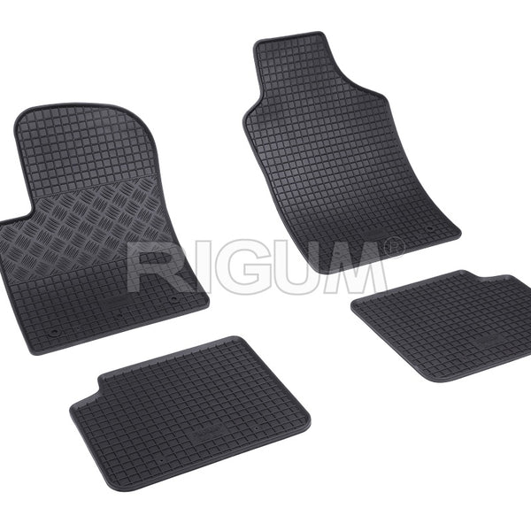 Tapis de voiture Fiat 500, fabrication 09.2007 - présent, carrosserie berline #1 - 1
