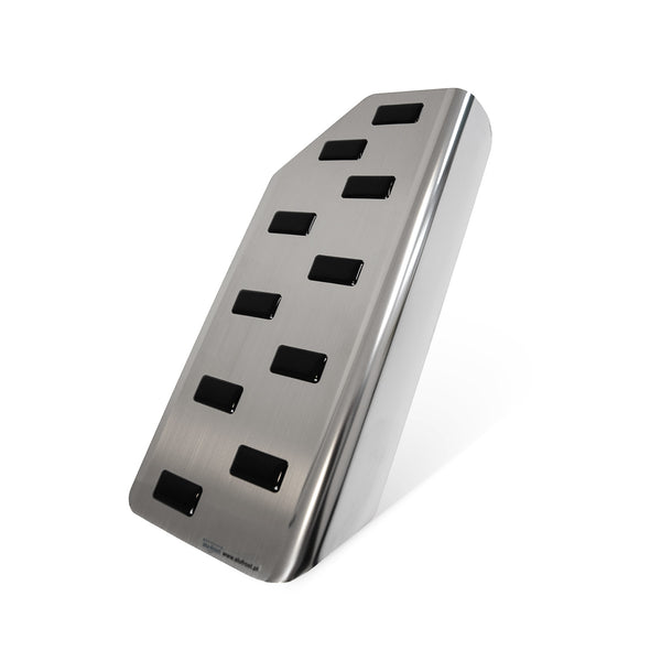 Protection en acier inoxydable pour pédale repos-pied Mitsubishi Outlander II, fabrication 03.2007 - 08.2012, carrosserie suv #1 - 1