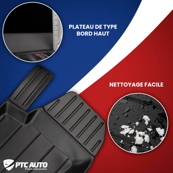 Tapis avec bords relevés Kia Sorento III, fabrication 02.2015 - 07.2020, carrosserie suv #1 - 4