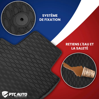 Tapis de voiture Peugeot 307, fabrication 03.2001 - 04.2007, carrosserie berline #1 - 2