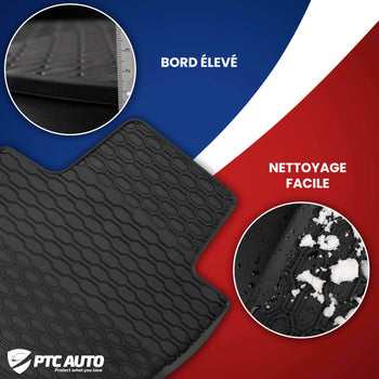 Tapis de voiture Renault Clio IV, fabrication 10.2012 - 08.2019, carrosserie berline #1 - 3